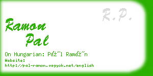 ramon pal business card